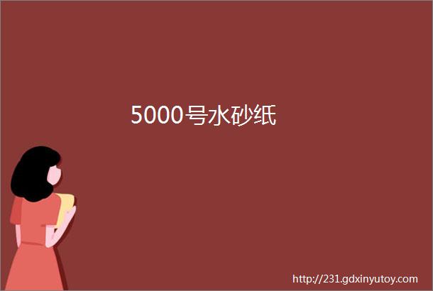 5000号水砂纸