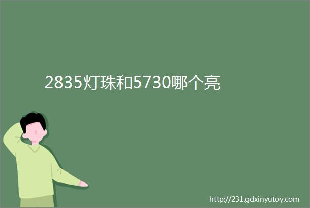 2835灯珠和5730哪个亮